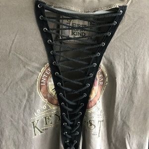 Over sized LF t-shirt with open front